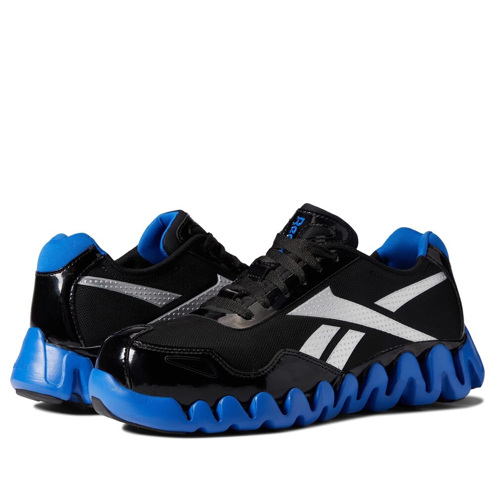 Reebok Work Zig Pulse Work EH Comp Toe Black/Blue 4 E - Wide